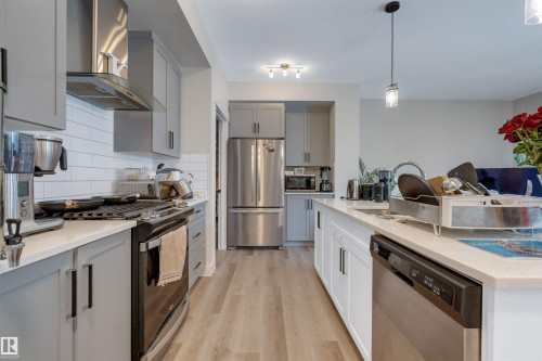 22916 95 Avenue, Edmonton, AB - Indoor Photo Showing Kitchen With Upgraded Kitchen