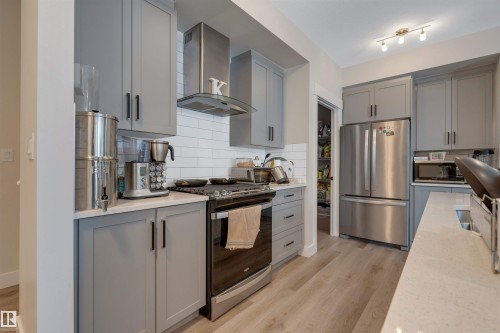 22916 95 Avenue, Edmonton, AB - Indoor Photo Showing Kitchen With Upgraded Kitchen