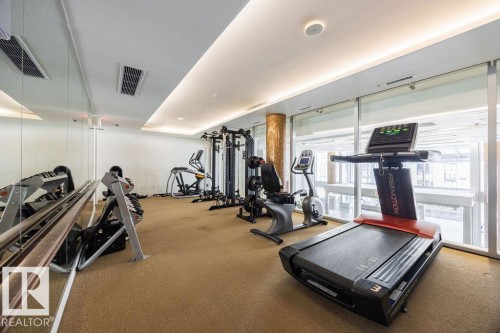 504 2612 109 Street, Edmonton, AB - Indoor Photo Showing Gym Room