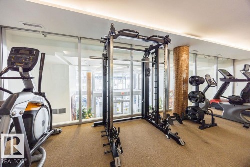 504 2612 109 Street, Edmonton, AB - Indoor Photo Showing Gym Room