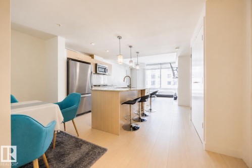 504 2612 109 Street, Edmonton, AB - Indoor Photo Showing Kitchen With Stainless Steel Kitchen