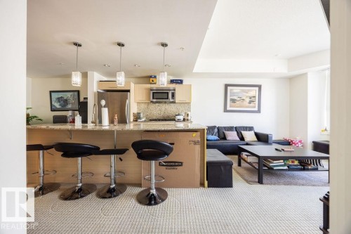 504 2612 109 Street, Edmonton, AB - Indoor Photo Showing Kitchen With Upgraded Kitchen