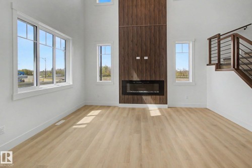 3287 Chernowski Way, Edmonton, AB - Indoor With Fireplace