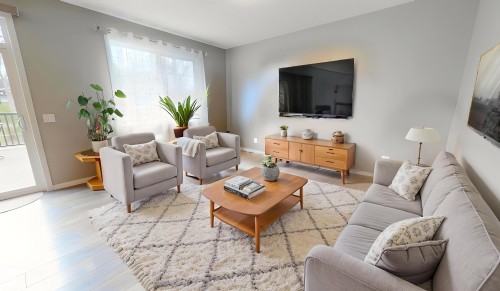 5159 Crabapple Link Sw, Edmonton, AB - Indoor Photo Showing Living Room