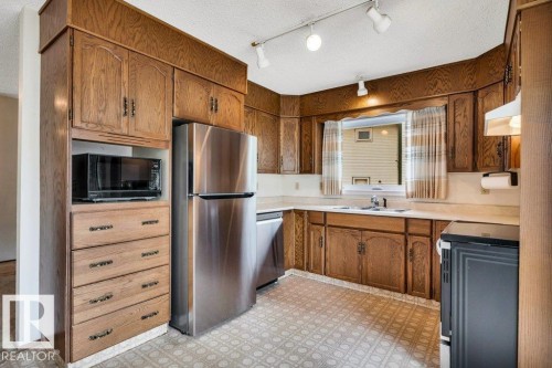 17524 57 Avenue, Edmonton, AB - Indoor Photo Showing Kitchen With Double Sink