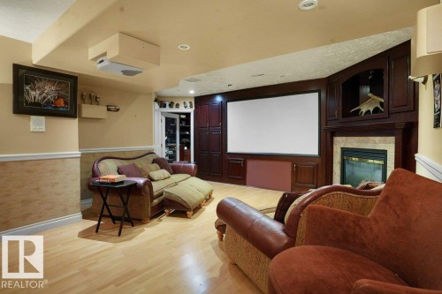 762 Wells Wynd, Edmonton, AB - Indoor With Fireplace