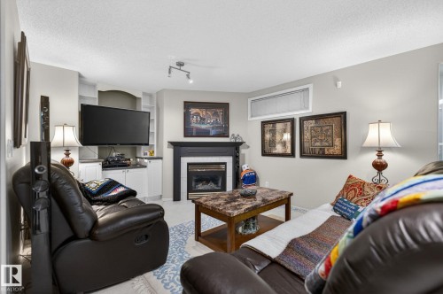 4830 188 Street, Edmonton, AB - Indoor Photo Showing Living Room With Fireplace