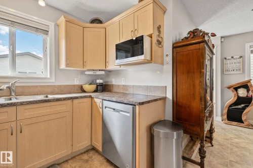 298 Suncrest Road, Sherwood Park, AB - Indoor Photo Showing Kitchen With Double Sink