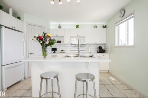 17311 90 Street, Edmonton, AB - Indoor Photo Showing Kitchen With Double Sink