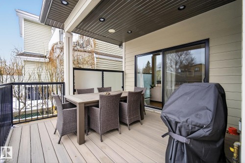 9648 83 Avenue, Edmonton, AB - Outdoor With Deck Patio Veranda With Exterior