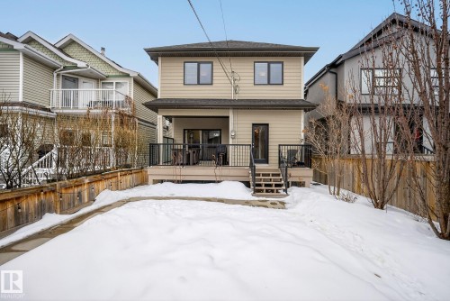 9648 83 Avenue, Edmonton, AB - Outdoor With Deck Patio Veranda