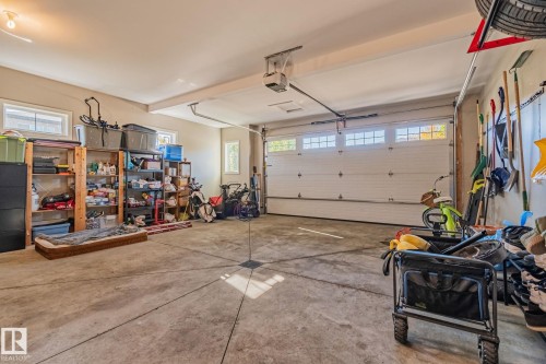 Oversized Double - 67 Enchanted Way N, St. Albert, AB - Indoor Photo Showing Garage