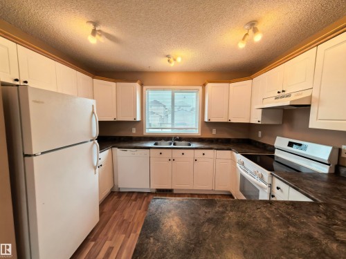 383 Silverberry Road, Edmonton, AB - Indoor Photo Showing Kitchen With Double Sink