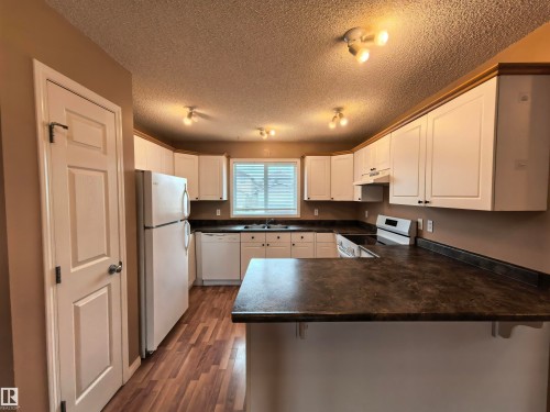 383 Silverberry Road, Edmonton, AB - Indoor Photo Showing Kitchen With Double Sink