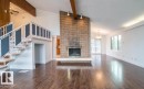 10328 42 Street, Edmonton, AB  - Indoor Photo Showing Living Room With Fireplace 
