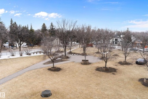 Lovely Park Area Viewable on Balcony - 304 13910 Stony Plain Road, Edmonton, AB - Outdoor With View