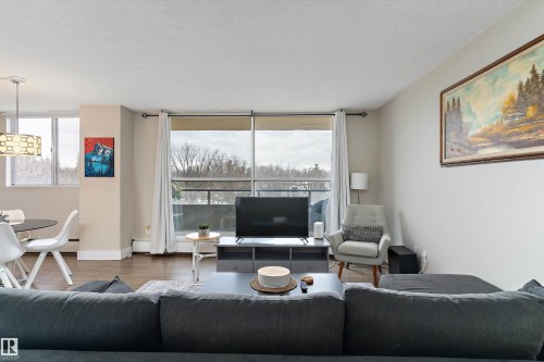 304 13910 Stony Plain Road, Edmonton, AB - Indoor Photo Showing Living Room