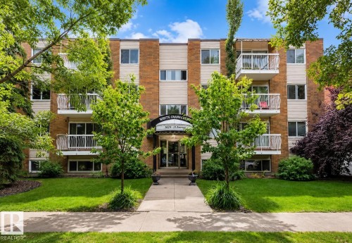 402 10625 83 Avenue, Edmonton, AB - Outdoor With Balcony With Facade