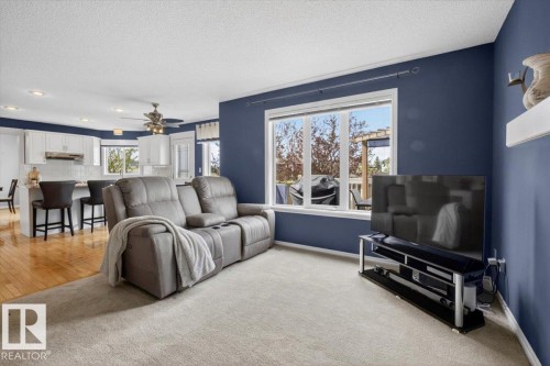 1358 118A Street, Edmonton, AB - Indoor Photo Showing Living Room