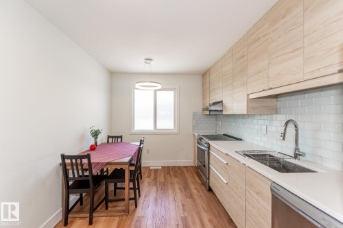 11445 79 Avenue, Edmonton, AB - Indoor Photo Showing Kitchen With Upgraded Kitchen