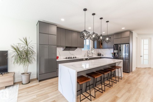 11445 79 Avenue, Edmonton, AB - Indoor Photo Showing Kitchen With Upgraded Kitchen
