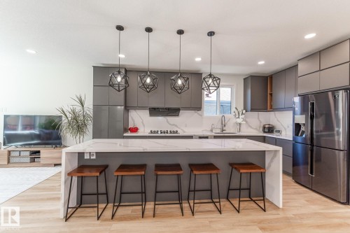 11445 79 Avenue, Edmonton, AB - Indoor Photo Showing Kitchen With Upgraded Kitchen