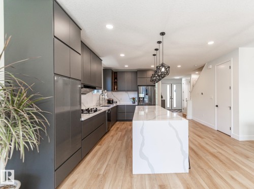 11445 79 Avenue, Edmonton, AB - Indoor Photo Showing Kitchen With Upgraded Kitchen