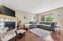 1907 120 Street, Edmonton, AB  - Indoor Photo Showing Living Room With Fireplace 