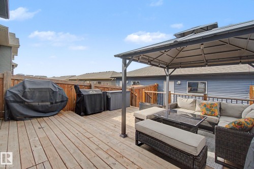 385 Orchards Boulevard, Edmonton, AB - Outdoor With Deck Patio Veranda With Exterior