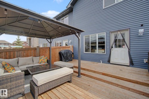 385 Orchards Boulevard, Edmonton, AB - Outdoor With Deck Patio Veranda With Exterior