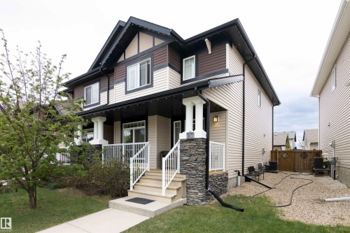 136 Cy Becker Boulevard, Edmonton, AB - Outdoor With Deck Patio Veranda