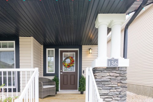 136 Cy Becker Boulevard, Edmonton, AB - Outdoor With Deck Patio Veranda