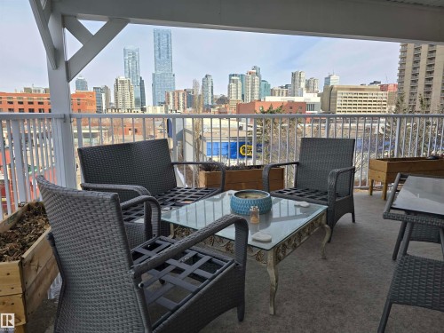 404 10311 111 Street, Edmonton, AB - Outdoor With Deck Patio Veranda With Exterior