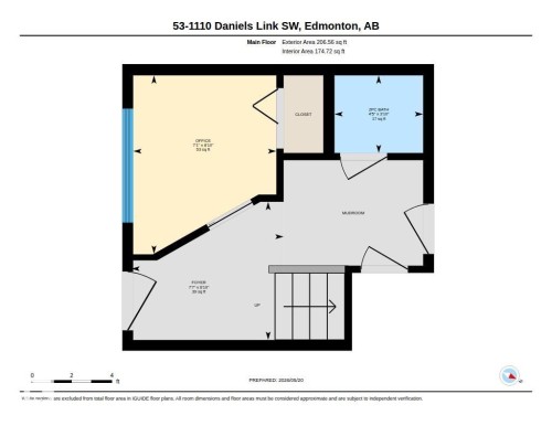 Floor plan - 53 1110 Daniels Link Link, Edmonton, AB - Other
