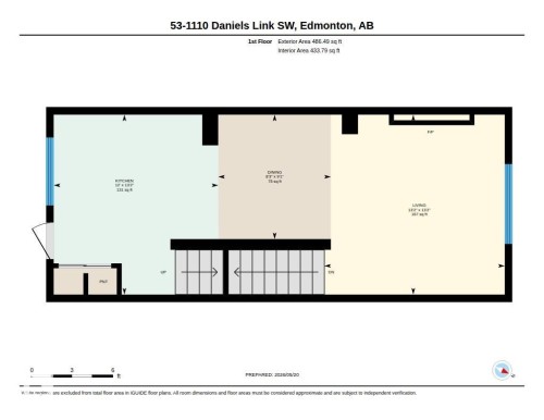 Floor plan - 53 1110 Daniels Link Link, Edmonton, AB - Other