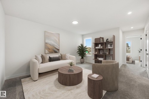 22376 90 Avenue, Edmonton, AB - Indoor Photo Showing Living Room