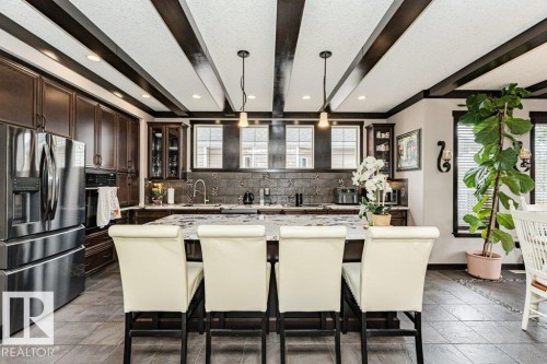 86 Wedgewood Crescent, Fort Saskatchewan, AB - Indoor Photo Showing Kitchen With Upgraded Kitchen
