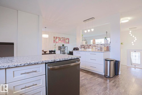 9828 169 Street, Edmonton, AB - Indoor Photo Showing Kitchen With Upgraded Kitchen
