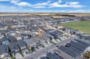 Aerial perspective showcasing a residential development with varied architectural styles - 1827 22 Street Nw, Edmonton, AB  - Outdoor With View 