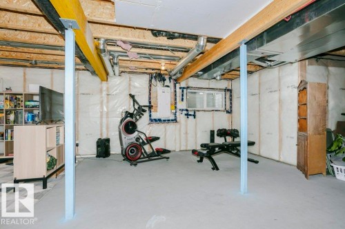 2423 16 Avenue, Edmonton, AB - Indoor Photo Showing Basement