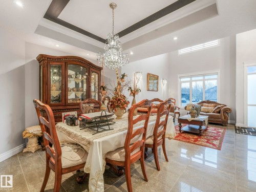 3313 Cameron Heights Landing Landing, Edmonton, AB - Indoor Photo Showing Dining Room