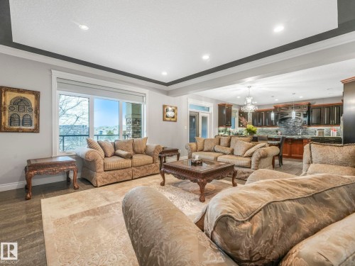 3313 Cameron Heights Landing Landing, Edmonton, AB - Indoor Photo Showing Living Room
