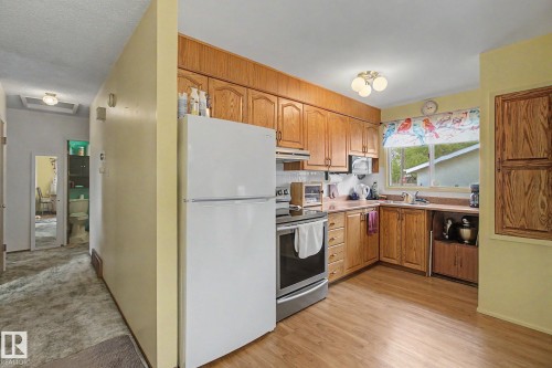 8115 169 Street, Edmonton, AB - Indoor Photo Showing Kitchen With Double Sink