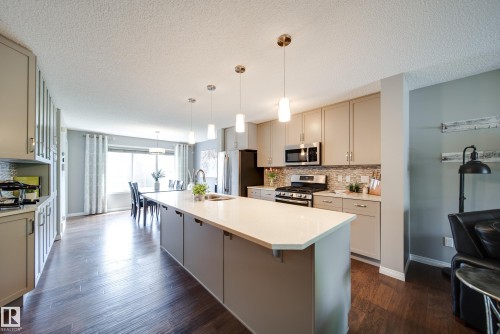 3365 Orchards Link Link, Edmonton, AB - Indoor Photo Showing Kitchen With Upgraded Kitchen