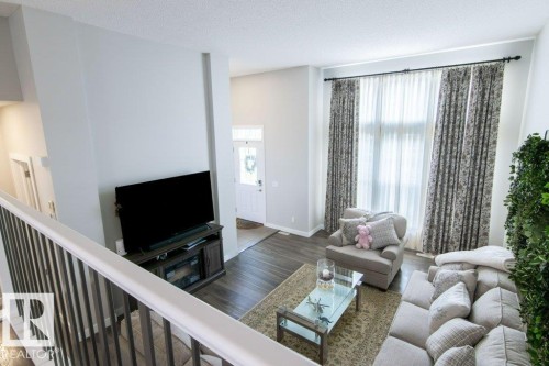215 Southfork Drive, Leduc, AB - Indoor Photo Showing Living Room