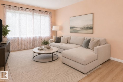 196 Roseland Village, Edmonton, AB - Indoor Photo Showing Living Room