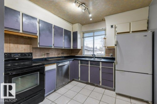13218 116 Avenue, Edmonton, AB - Indoor Photo Showing Kitchen With Double Sink