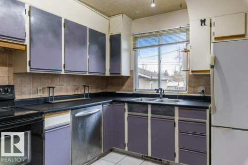 13218 116 Avenue, Edmonton, AB - Indoor Photo Showing Kitchen With Double Sink