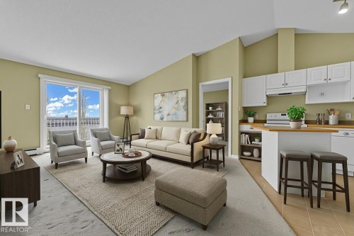 440 3425 19 Street, Edmonton, AB - Indoor Photo Showing Living Room