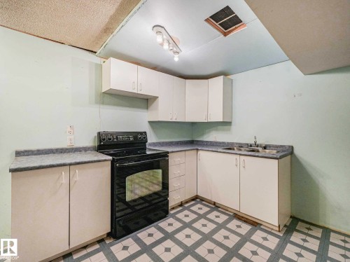 17603 84 Avenue Nw, Edmonton, AB - Indoor Photo Showing Kitchen With Double Sink